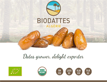 Tablet Screenshot of biodattes.com